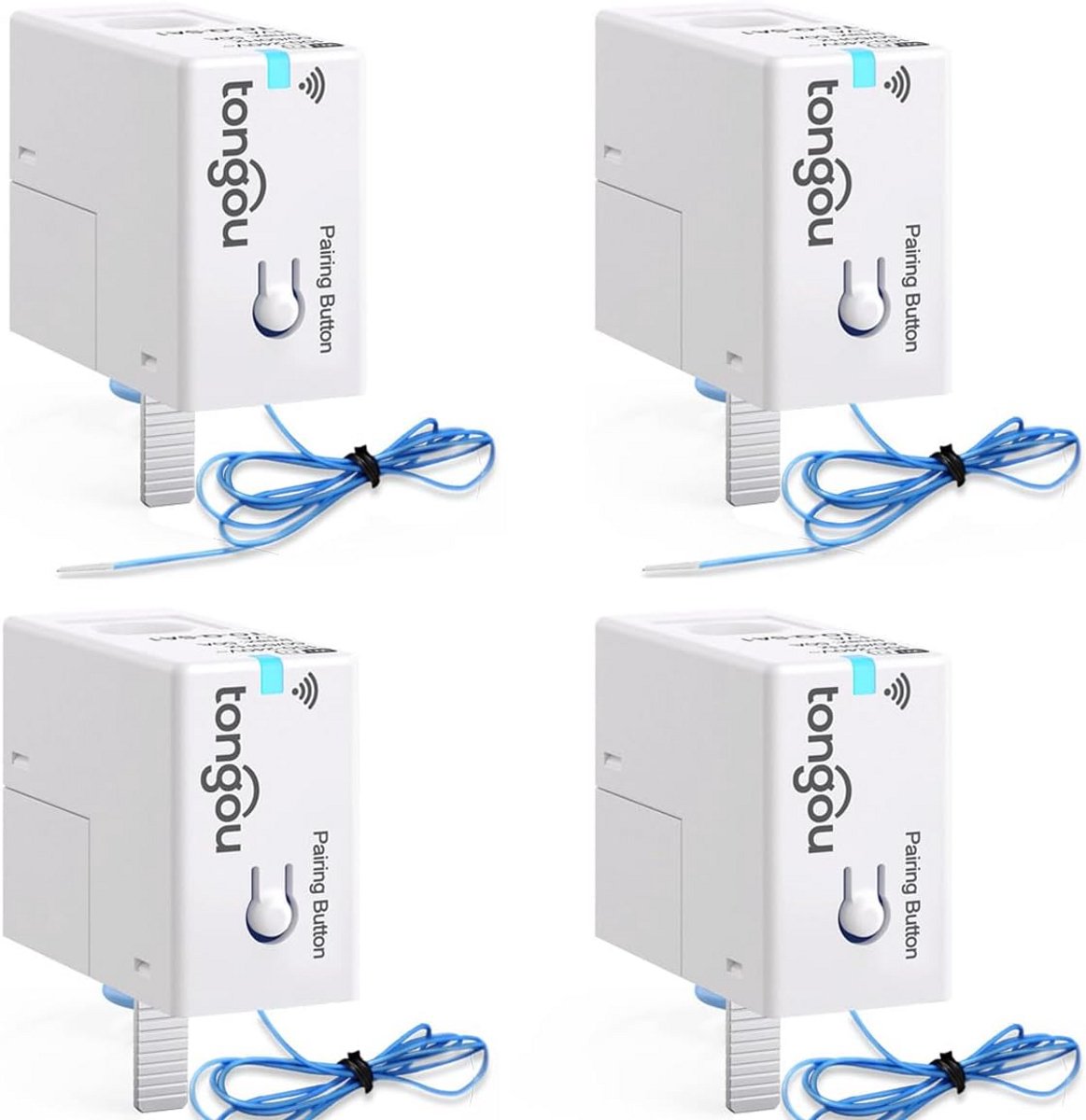 Slimme Wifi Energiemeter Set (4 stuks) - Stroomverbruik Monitor met Gegevensanalyse