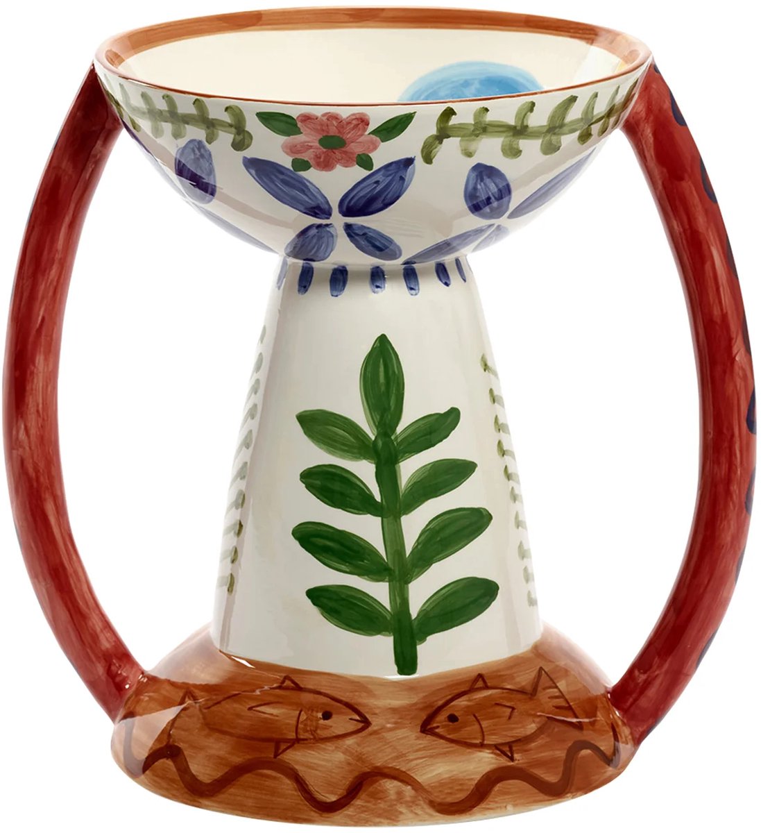 Serax - Shurleey Villavicencio Pizango - Santiago de Borja Vaas Diameter 43cm Hoogte 41cm - Charapita