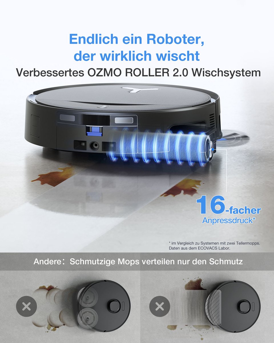 ECOVACS DEEBOT T80S OMNI Stofzuig- en Dweilrobot - afbeelding 3