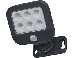 OSRAM spot/straler, donkergrijs, 1,8 W, 140 lm, 3000 K, IP44, levensduur van 25.000 uur, PIR-bewegingssensor, USB-C-oplaadfunctie