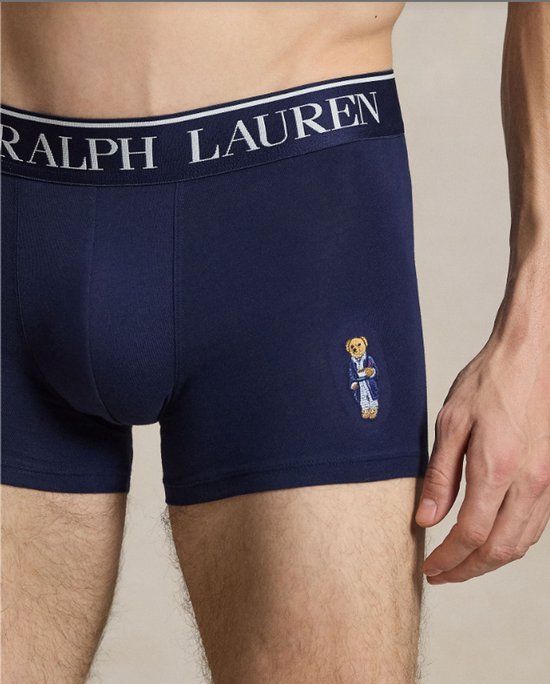 Ralph Lauren, boxers, lot de 2, ours, gris, M