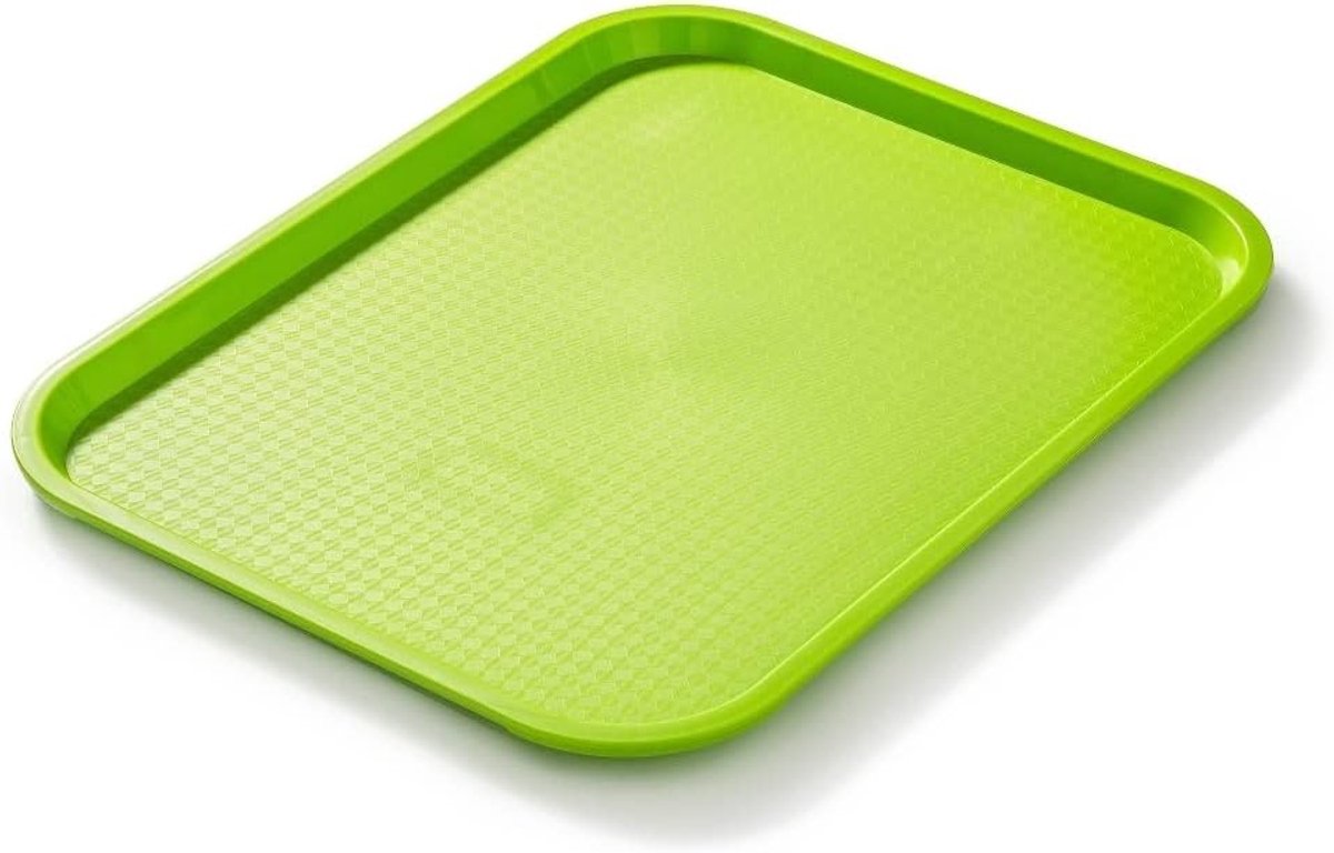 Service Dienblad - Eet Tafelblad - Snelle Service - Afgeronde Randen - 45x35cm - Groen