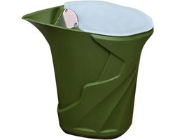 Draagbare Koffiepot - Siliconen Waterpot - Buiten Koffie Zetten - Gelijkmatig Gewicht - 360ml Capaciteit - Groen