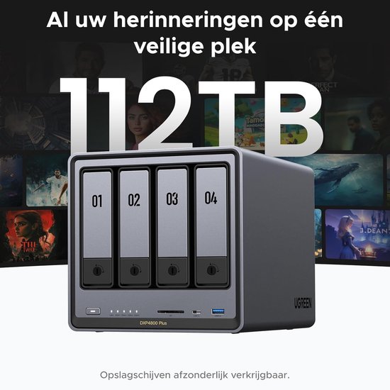 UGREEN NASync DXP2800 NAS server - Intel N100 Quad core - 8GB DDR5