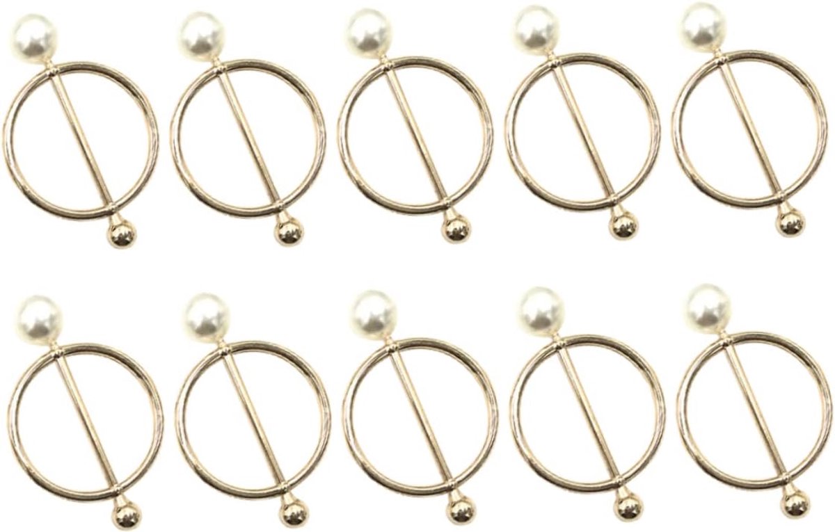 T-shirt Clips - Kleding Gespen - Outfit Stijlen - Legering Geknoopt Design - 25 Mm - Gouden