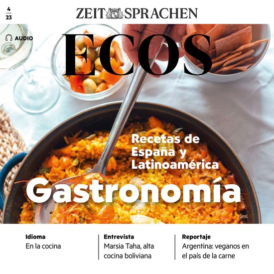 Spanisch lernen Audio - Gastronomia - cover