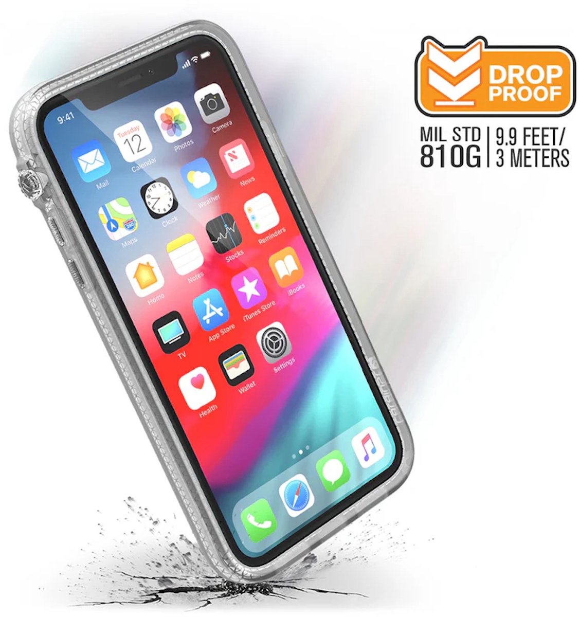Catalyst Impact Protection Case Apple iPhone XS Max Clear
