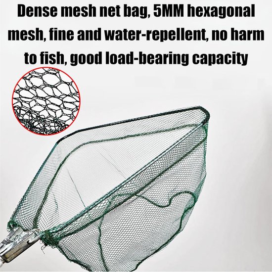Visnet Opvouwbaar - Vangnet Hengelsport - Outdoor Vissen - Telescopische Handgreep - 17 Meter — afbeelding 3