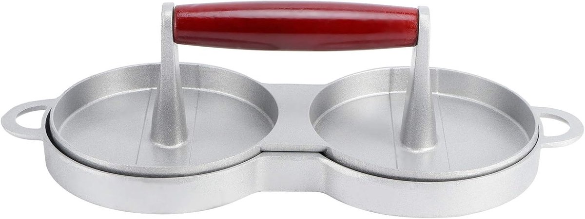 Hamburger Pers - Burger Maker - BBQ Grillen - Non Stick Gevuld - 28.5x12x9.5cm