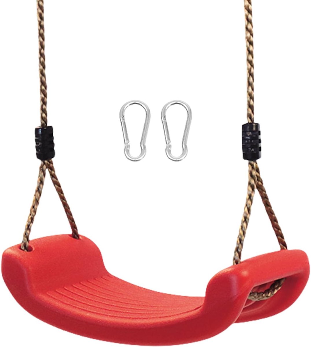 Kinder Schommelplank - Buitenspeelgoed - Tuin Plezier - Anti-slip Zitting - 42 x 16.5 cm - Rood