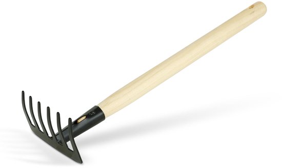 Tuingereedschap - hark - 50 cm - met houten handvat [11295E] van Tuingereedschap. — afbeelding 3