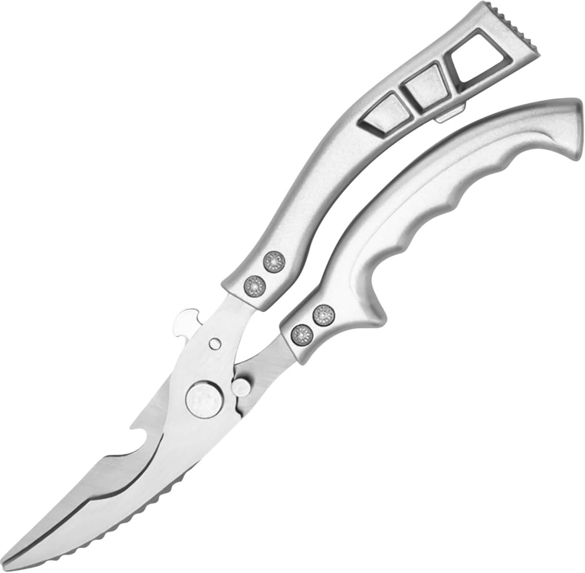 Keuken Schaar - Vlees Snijder - Voedsel Bereiding - Roestvrij Staal - 25.5 cm Lengte