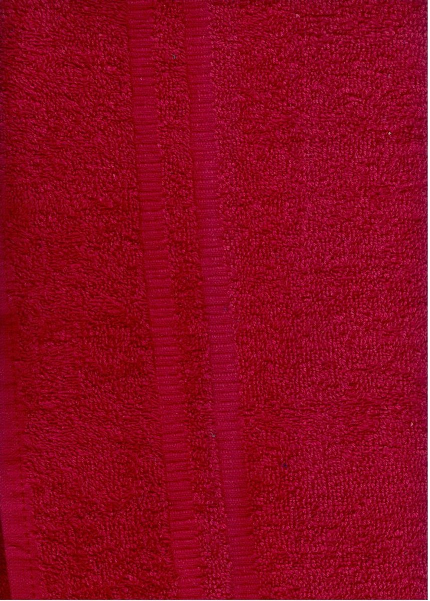 Greno Junak - Handdoek - Bordo - 50x100 cm - Hoogwaardig Katoen