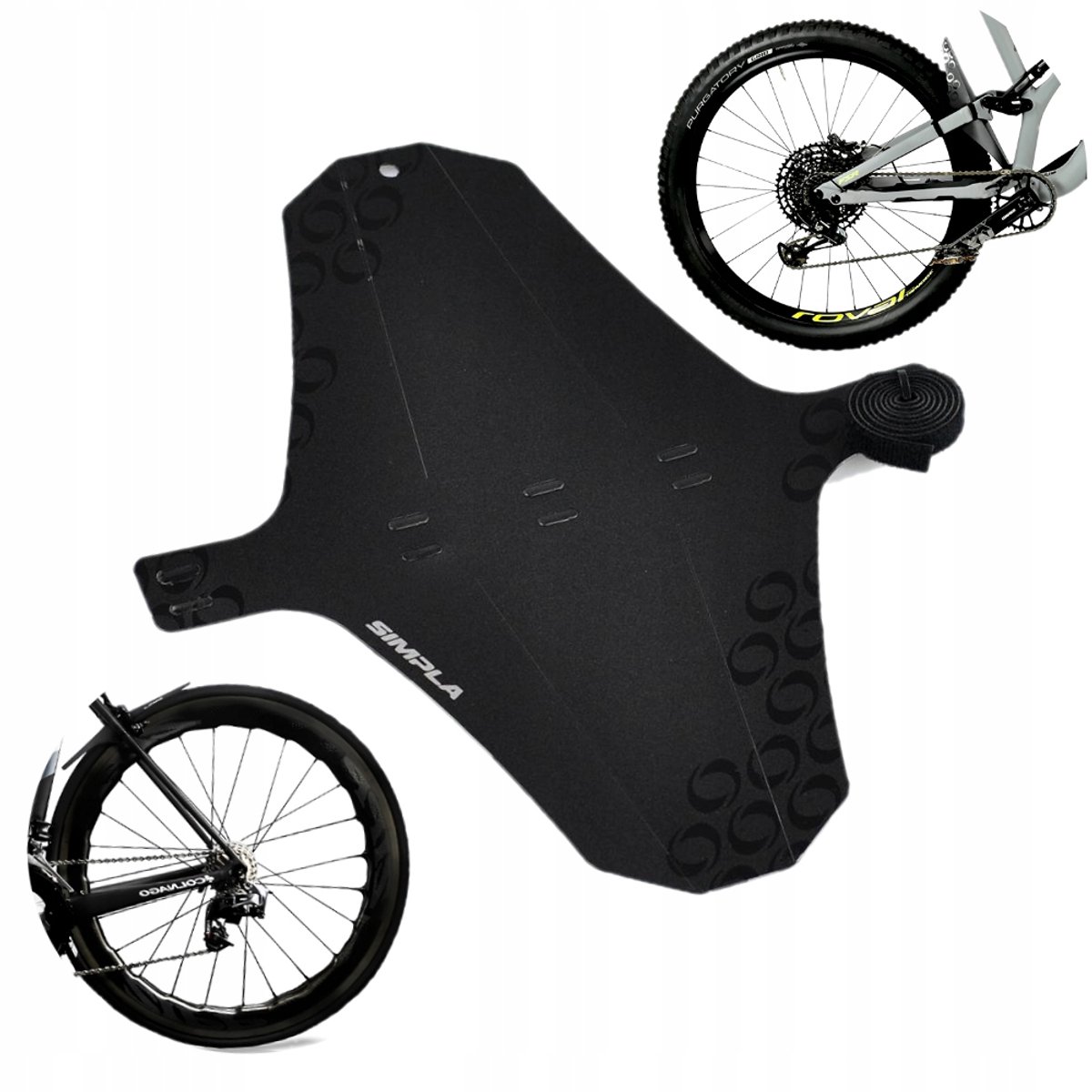 Simpla IQ Enduro - Fiets Spatbord Achter - Lichtgewicht - Ultragelast - Polypropyleen