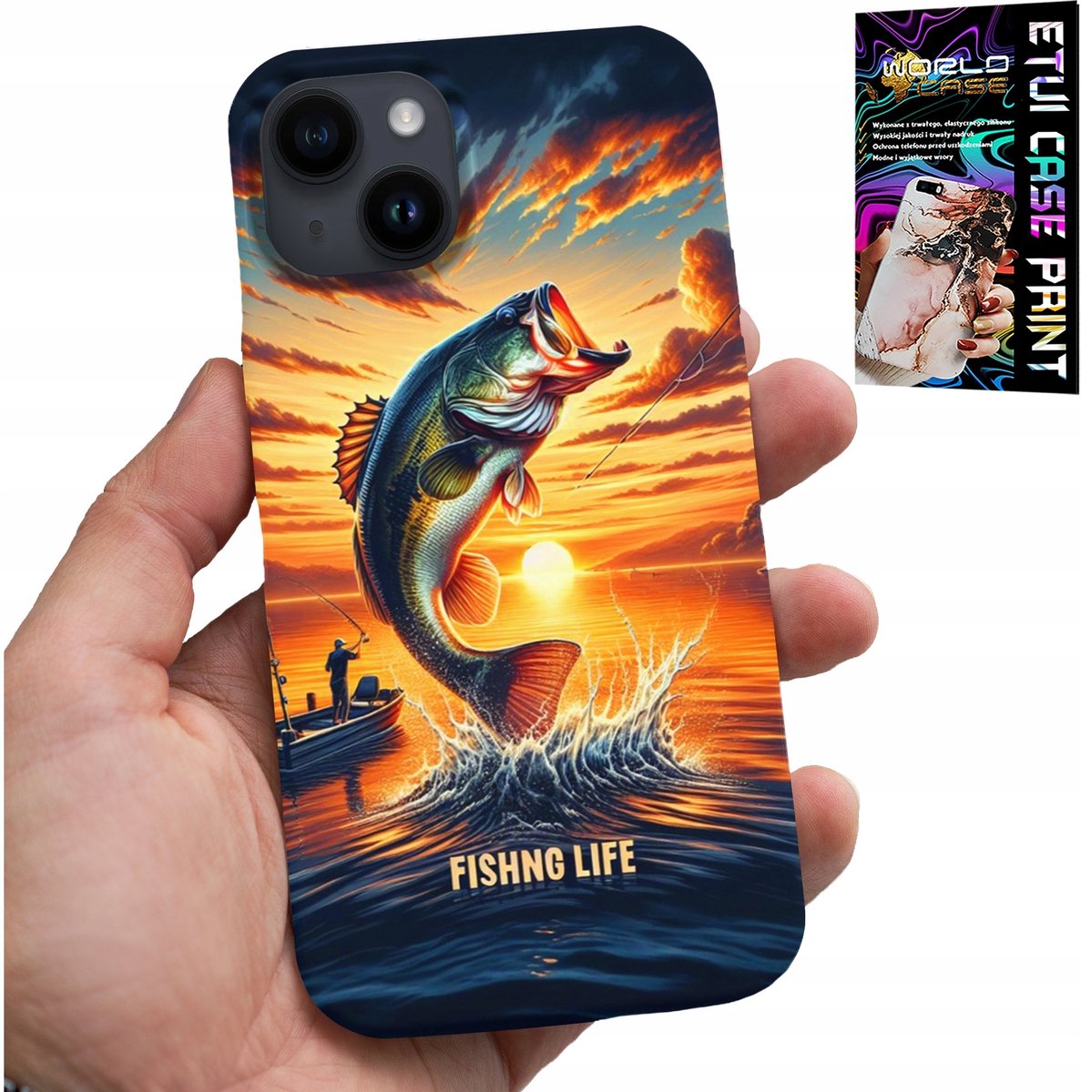 HOESJE VOOR IPHONE 14 - HENGELHOESJE + GLAS