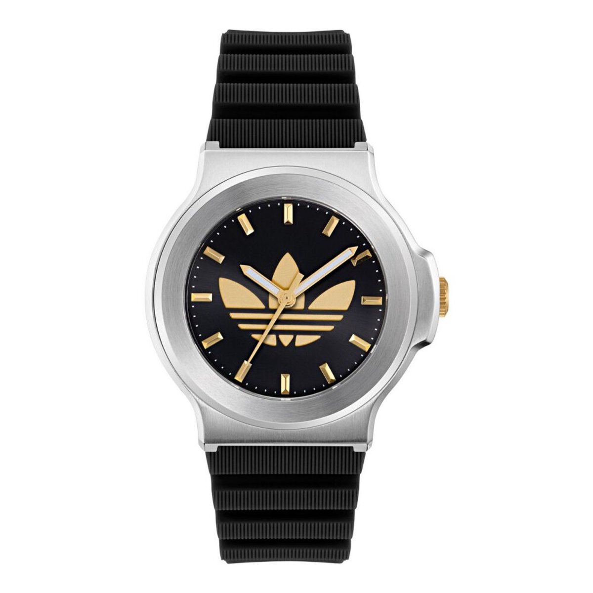 Adidas Originals Expression Three AOFH25503 Horloge - Siliconen - Zwart - Ø 41 mm