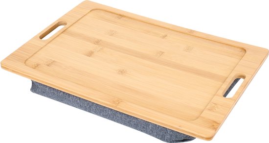 Schoottafel Laptop – Laptoptafel voor Bank/Bed – Bamboe Dienblad met...