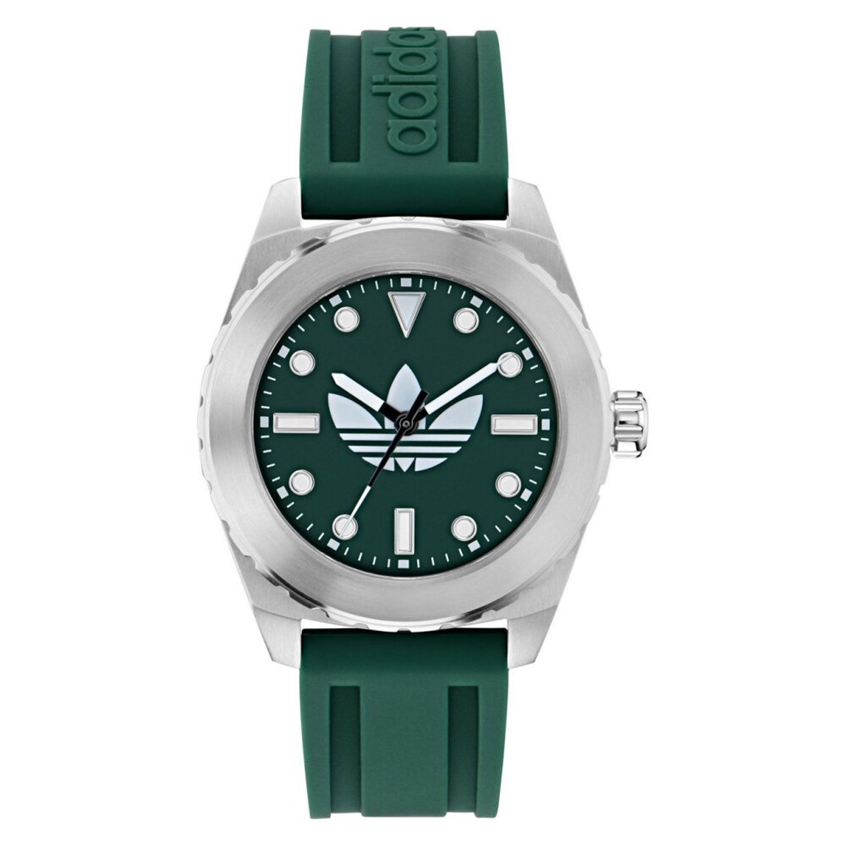 Adidas Originals Discoverer One AOSY25022 Horloge - Siliconen - Groen - Ø 44 mm