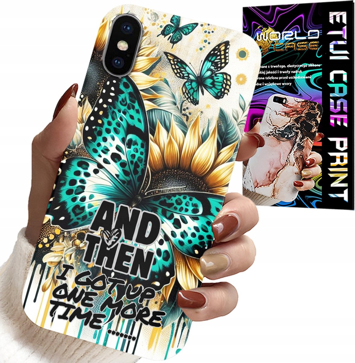 HOESJE VOOR IPHONE XS MAX - AND THEN I GOT UP, FEMININE PATTERNS + FILM
