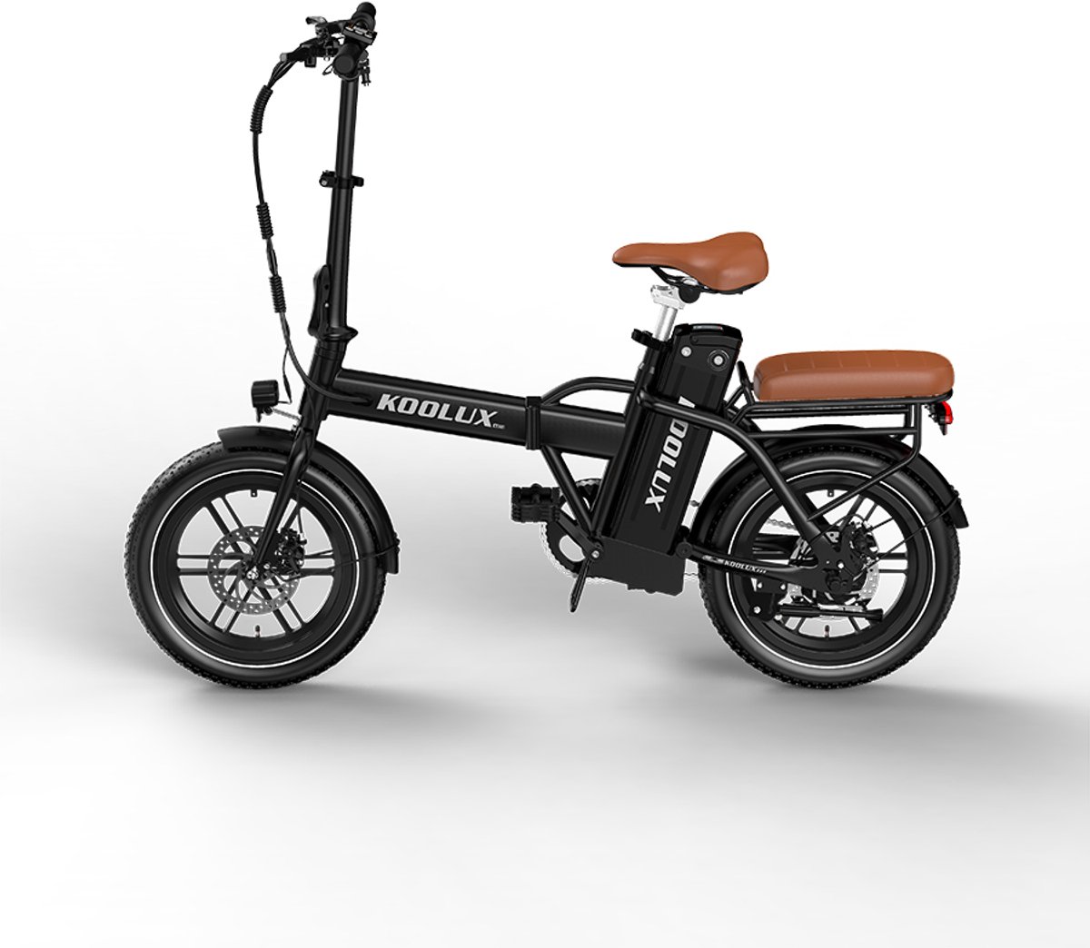 KOOLUX - X10 Elektrische Vouwfiets - 16 x 3.0 Inch Dikke Banden - Maximaal bereik 55km thumbnail 2