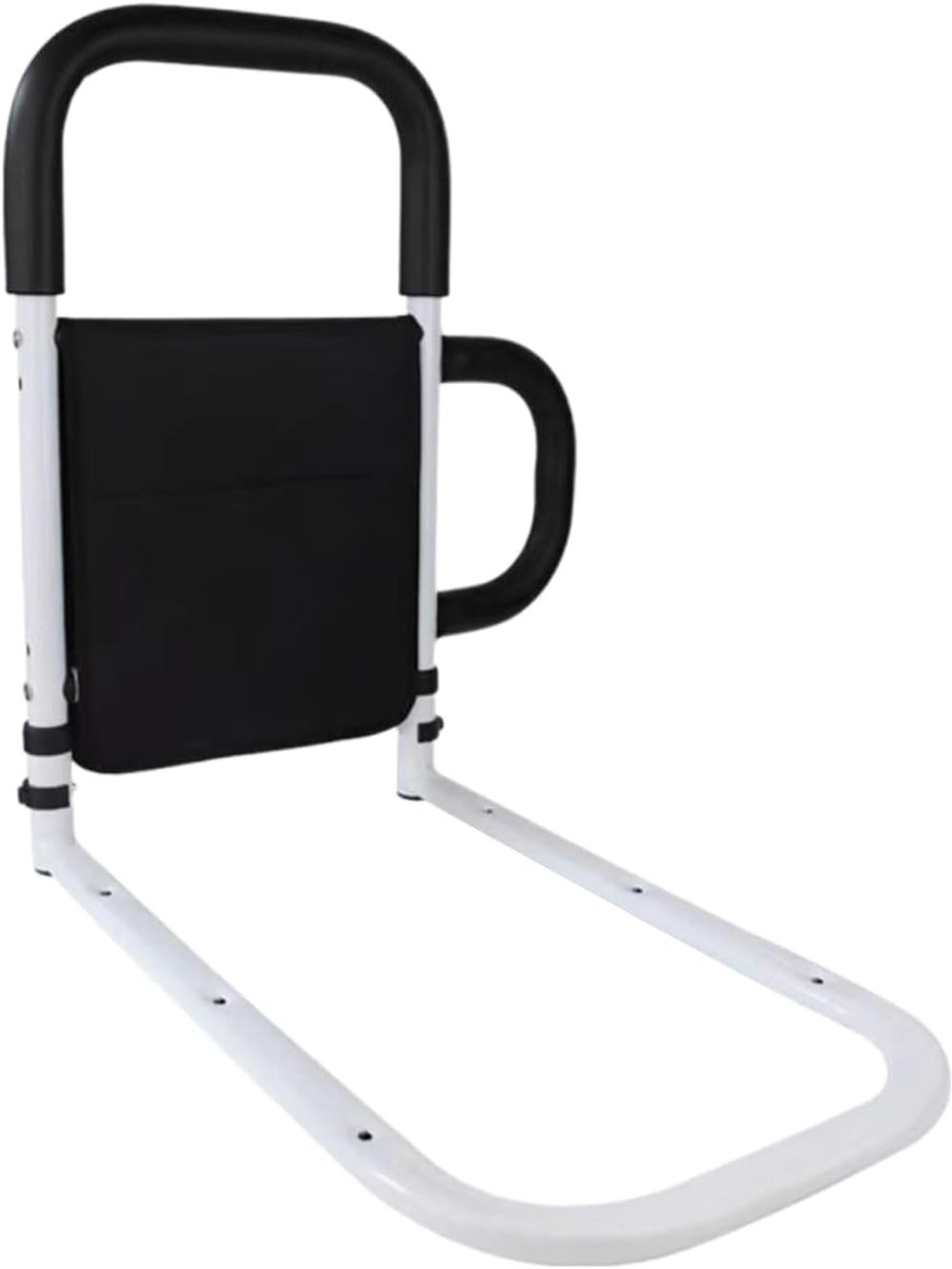 Bed Steun Standaard - Bed Handgreep - Veilig Opstaan - Met Opbergvak - 50x31.5cm - Versterkt Handvat