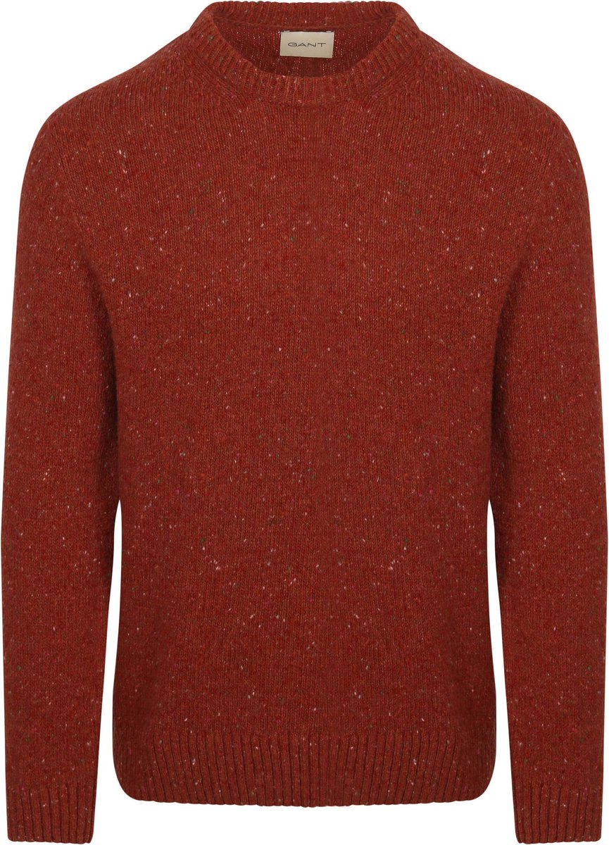 Gant Pullover Wool Blend Rust - Maat XL - Heren - Pullovers