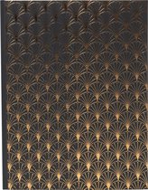Exacompta Gastenboek 100 pagina's met goudsnede Neo Deco - Zwart - 47985E