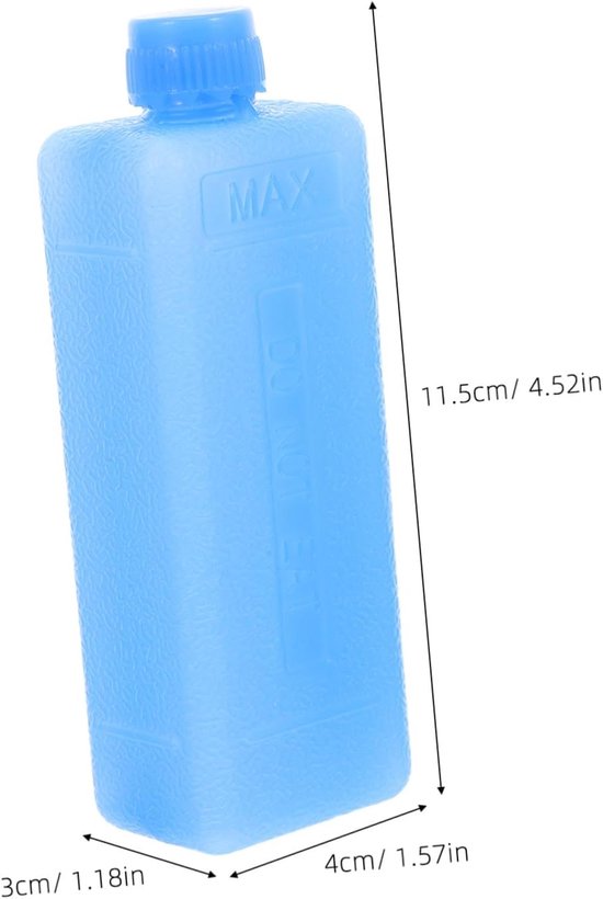 Herbruikbare Koelelementen - Vriesblokken Lunchbox - Koel Houden - Effectieve Temperatuurregeling - 4 x 11.5 x 3 cm - Blauw van Merkloos — afbeelding 5