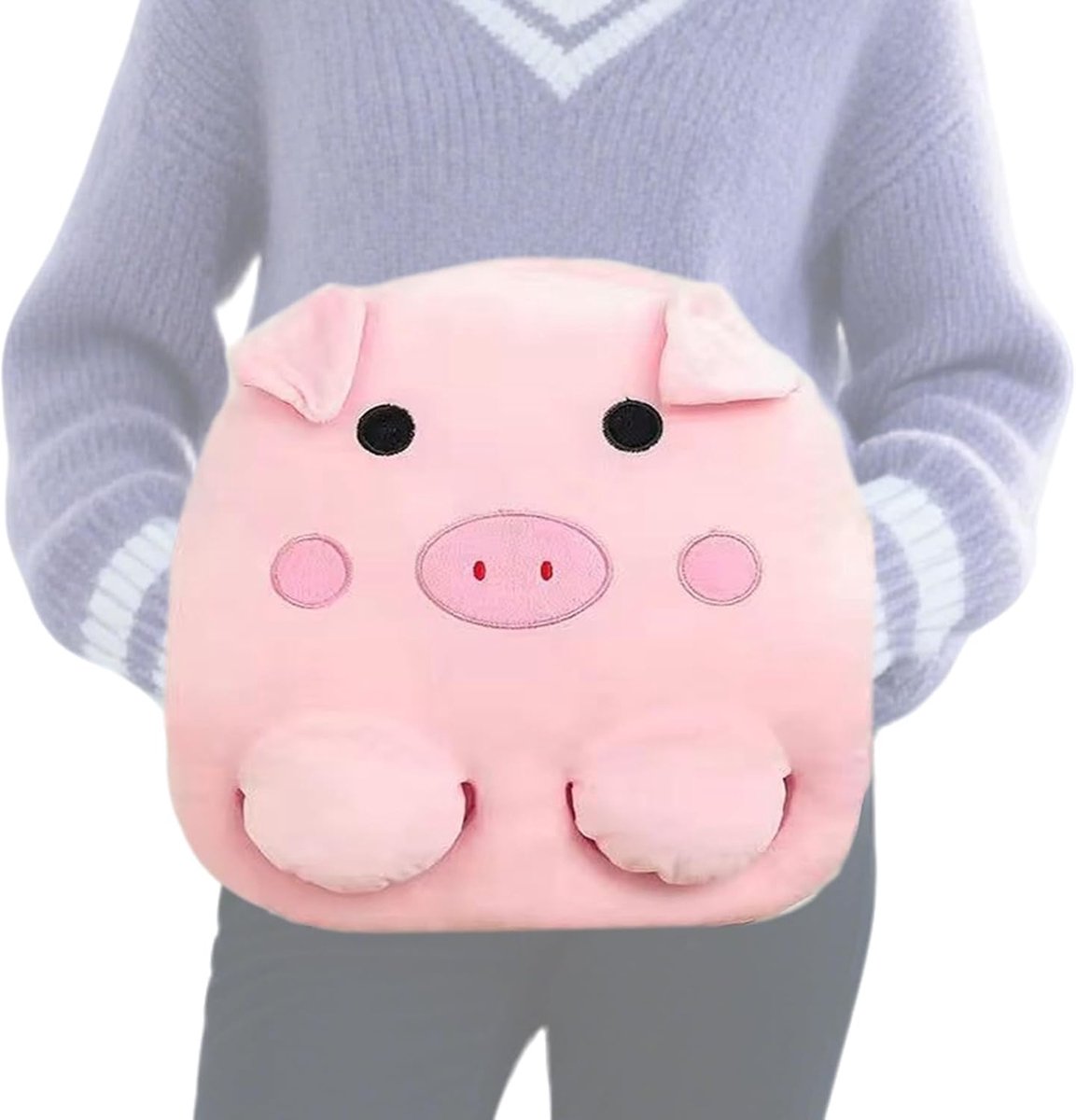 Elektrische Voetwarmer - Pluche Verwarmer - Winterse Warmte - Dierendesign - 37 inch