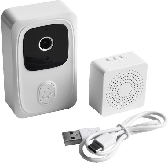 Draadloze Deurbel Camera - Smart Home Beveiliging - Voordeur Bewaken - HD Twee Weg Intercom — afbeelding 4