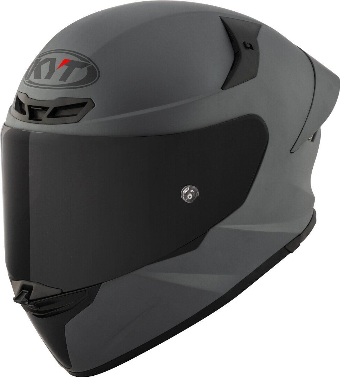 KYT TT-Revo Plain Mat Grijs Integraalhelm - Helm