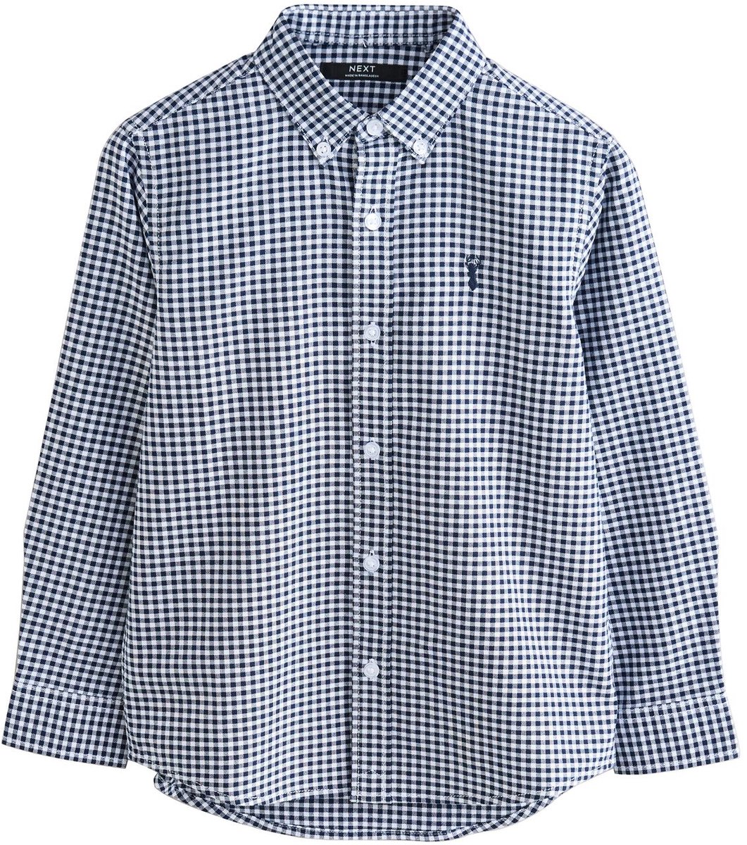Next - Jongens - Single Oxford-overhemd - Blauw