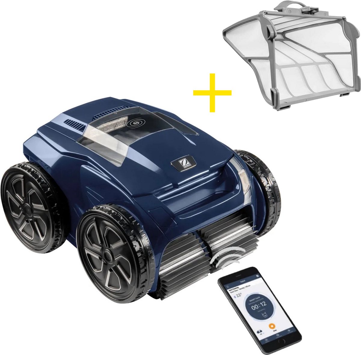 Zodiac Alpha 6500 IQ + extra filtermandje extra fijn zwembad robot zwembad stofzuiger kristal helder zwembadwater