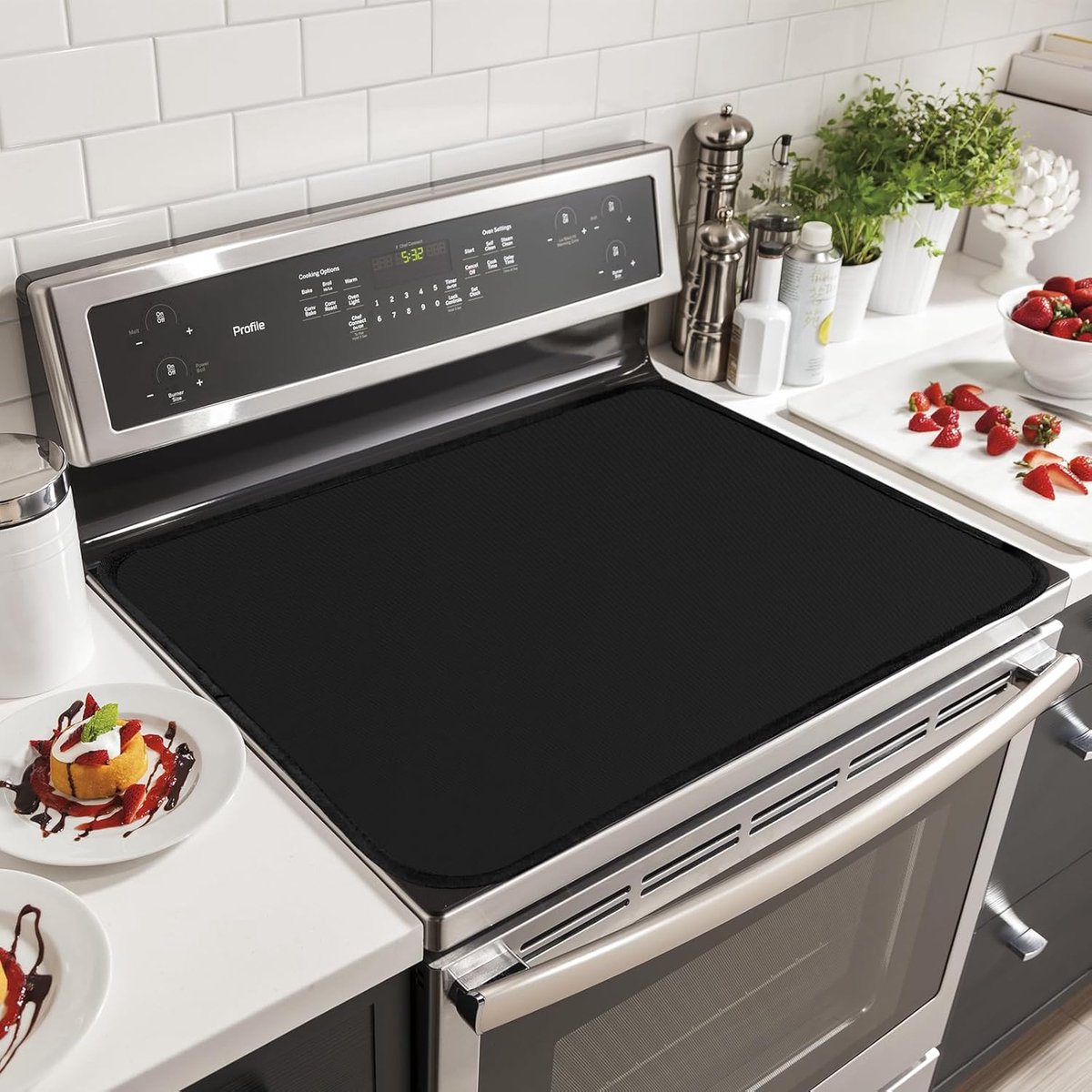 Kookplaat Beschermer - Mat Werkblad - Keuken Uitbreiding - Antislip Textuur - 72 x 51 cm