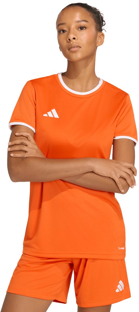 adidas T-shirt Dames Entrada 26 Jersey Oranje - Maat 2XL