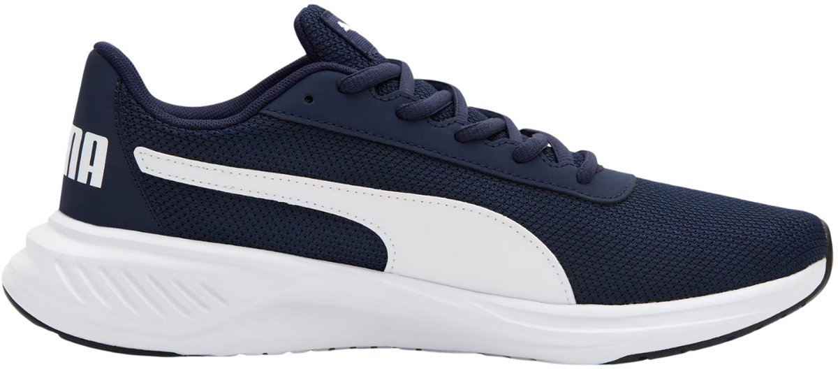 Puma Schoenen Heren Running Night Runner V2 Donkerblauw- 03 Wit