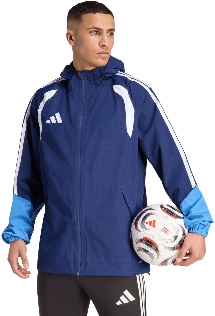 adidas Jas Heren Tiro 26 Rain Jacket Donkerblauw - Maat M