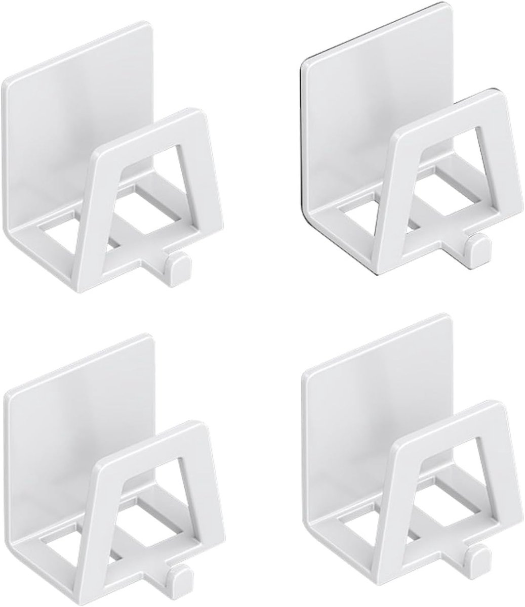 Keuken Organizer - Gootsteen Houders - Netjes Keuken - Roestvrij & Ademend - 5x6x5 cm - Wit