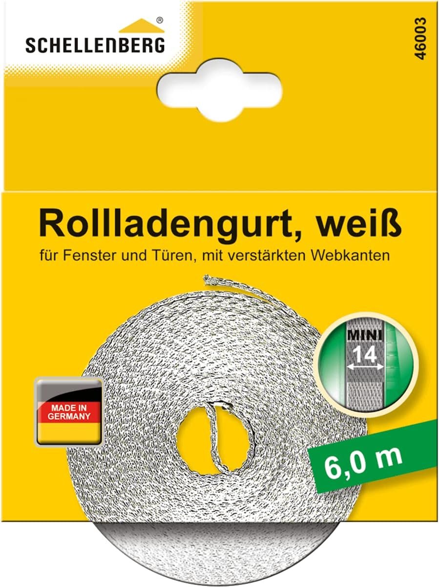 Roller Shutter Belt 14mm x 6m voor MINI System - Handmatige Rolluikbediening