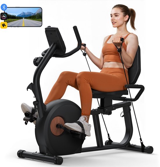 MERACH Opvouwbare Semi-Recumbente Hometrainer