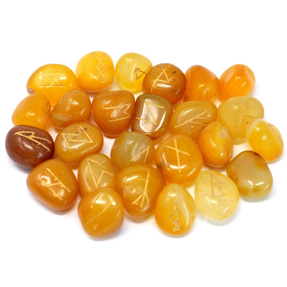 Indiase Runenstenen - Gele Onyx