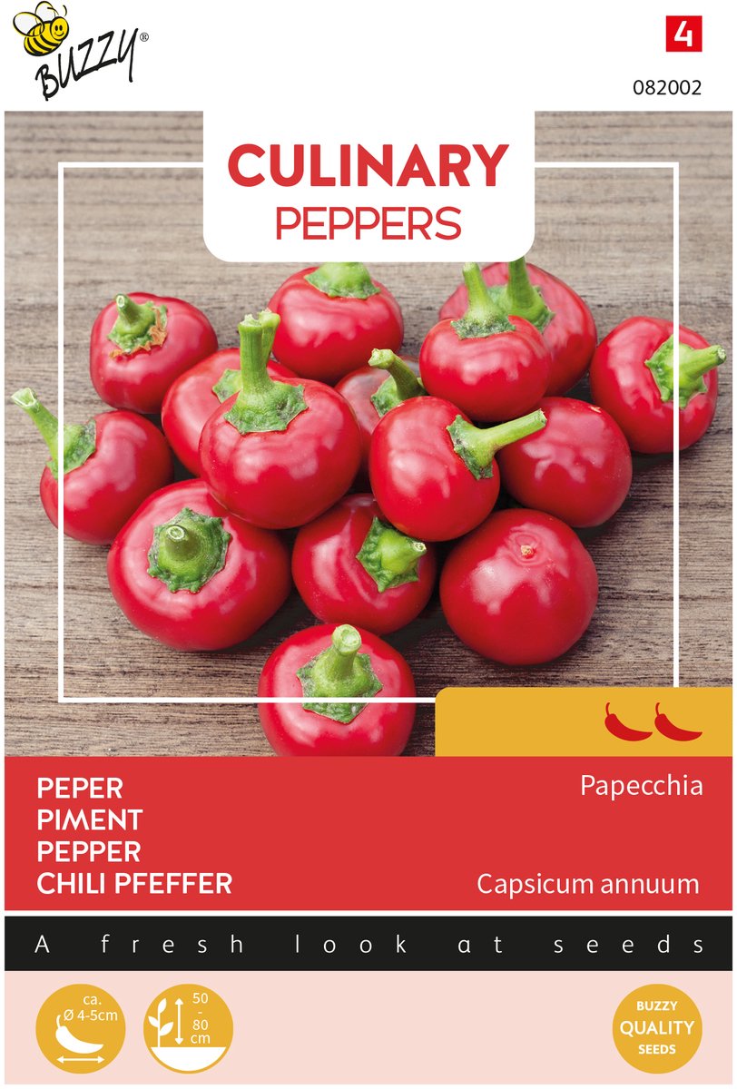 Buzzy Seeds Culinary Peppers Papecchia