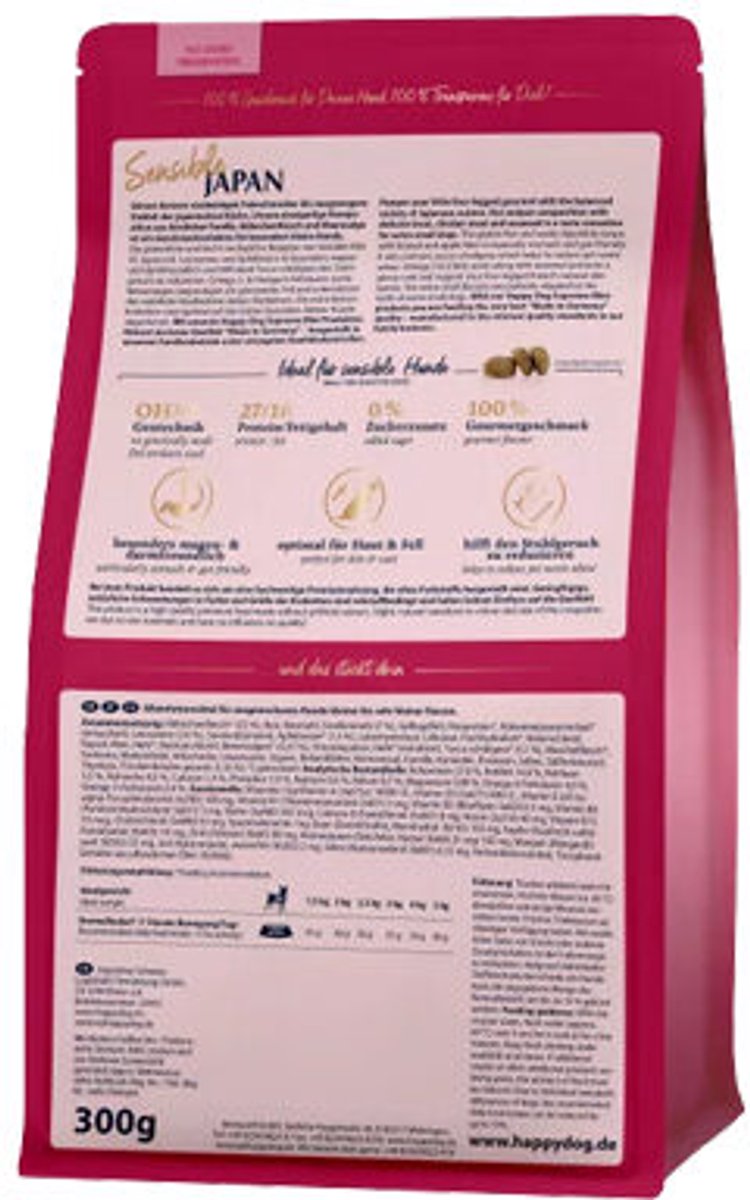 Happy Dog Happy Dog Sensible Mini XS Japan - 2 x 1,3 kg