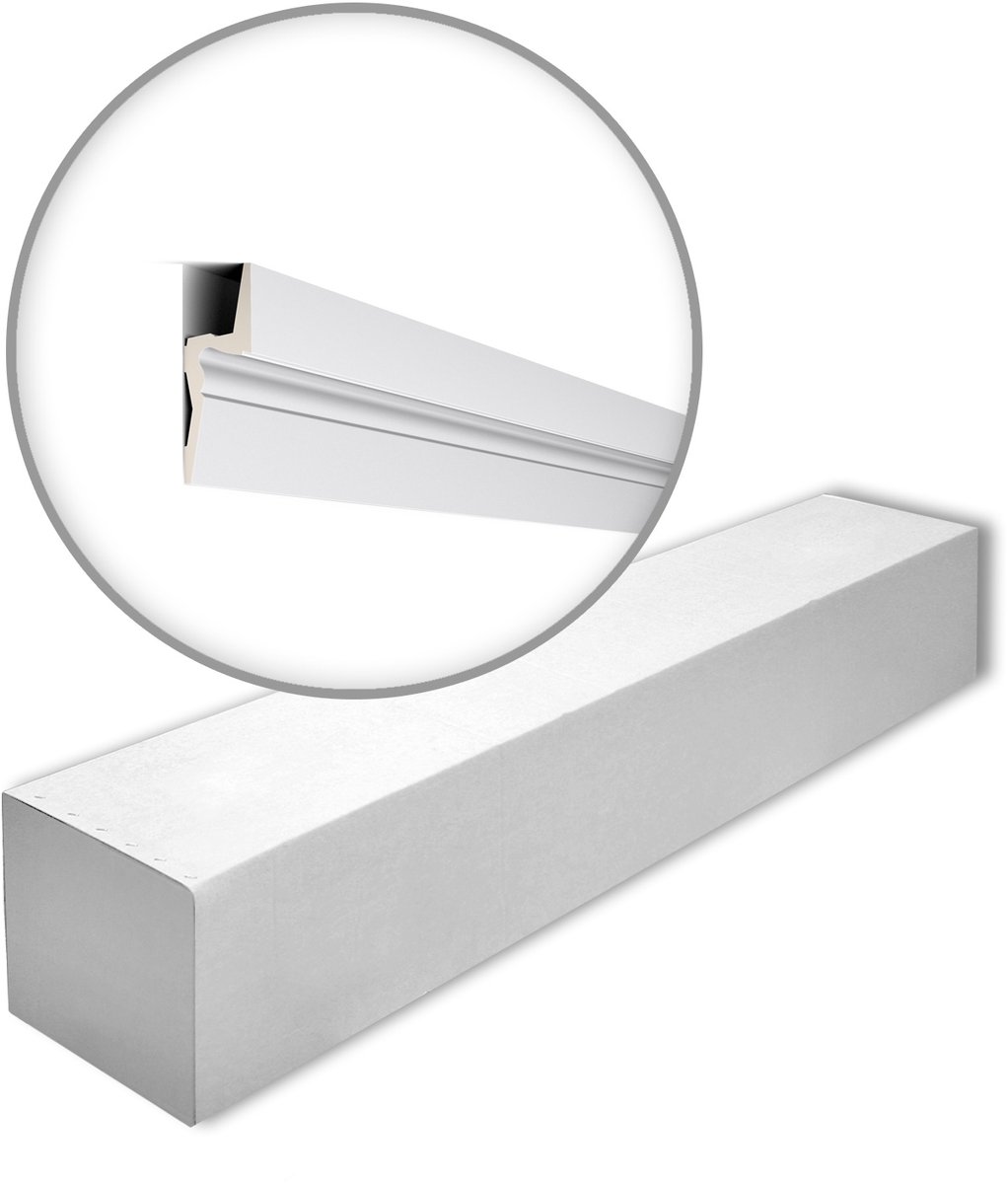 NMC IL9 MEMORY-box ARSTYL Noel Marquet 1 doos 8 stukken Kroonlijst Indirecte verlichting modern design wit | 16 m