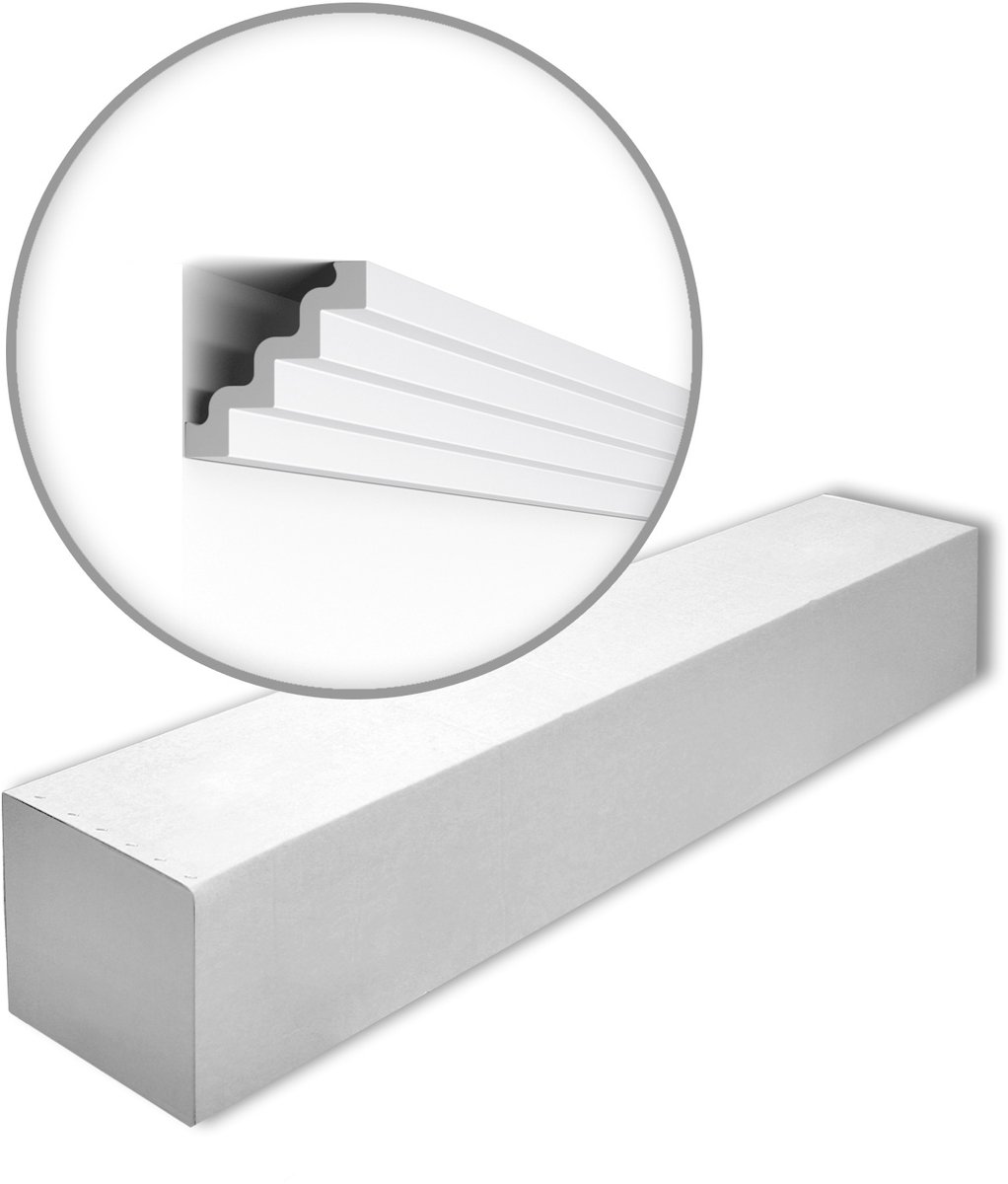 NMC ST4-box NOMASTYL Noel Marquet 1 doos 20 stukken Kroonlijst modern design wit | 40 m
