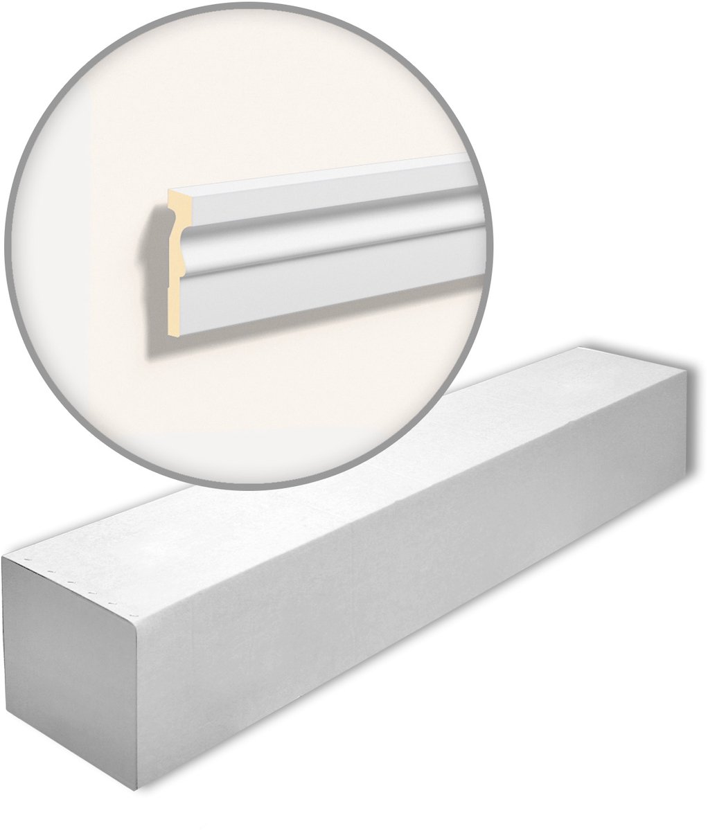 NMC MA12-box DOMOSTYL Noel Marquet 1 doos 9 stukken Deuromlijsting Gevel profiel modern design wit | 18 m