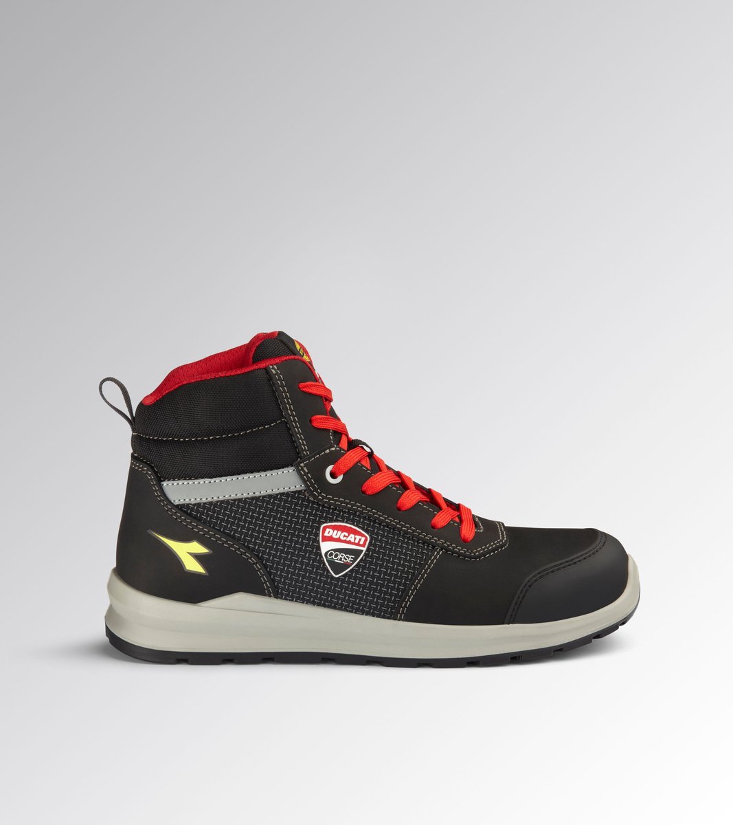 Diadora Speedy Race s3s fo sr sc mid black/gray 44