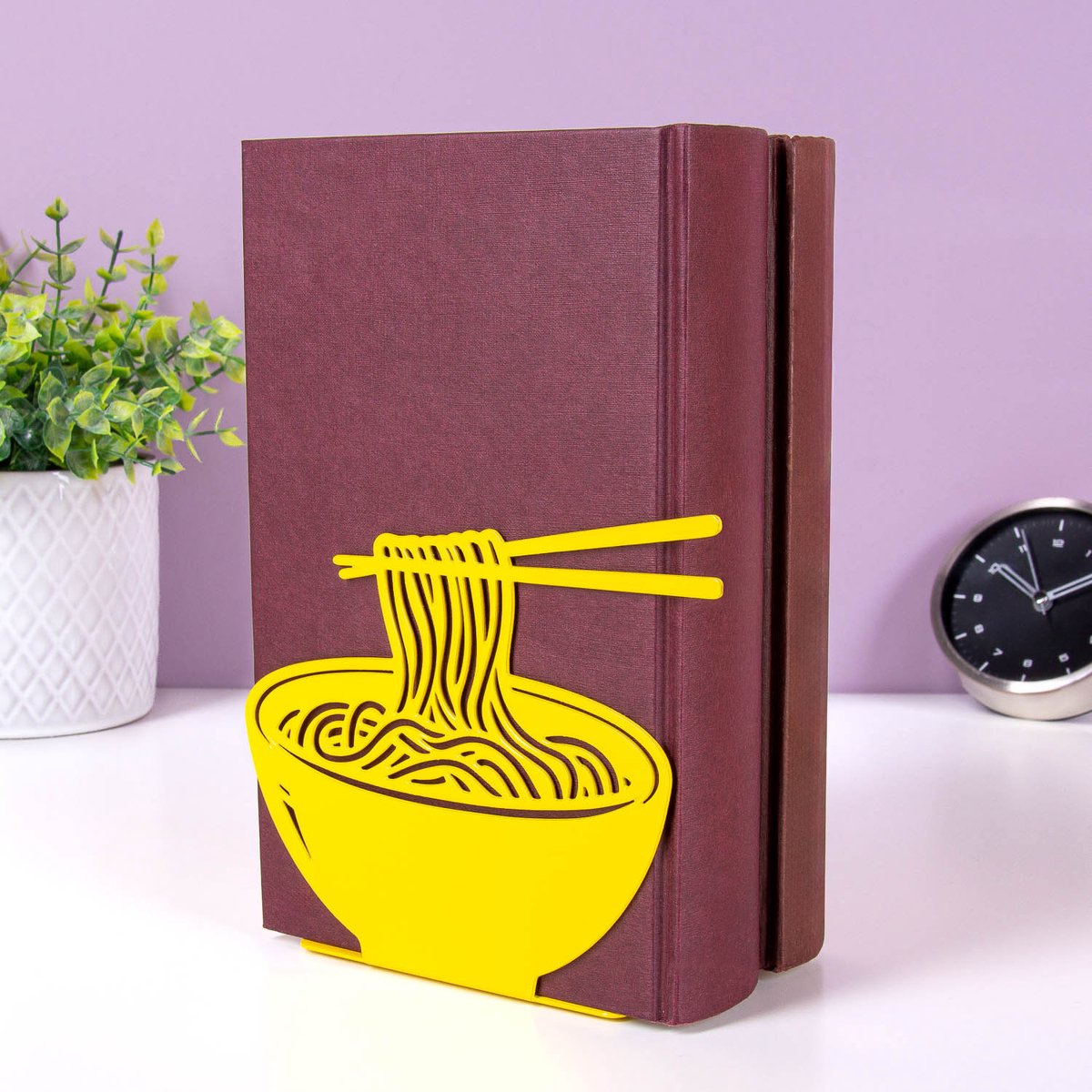 Balvi Noodles Boekensteun van Balvi Geel