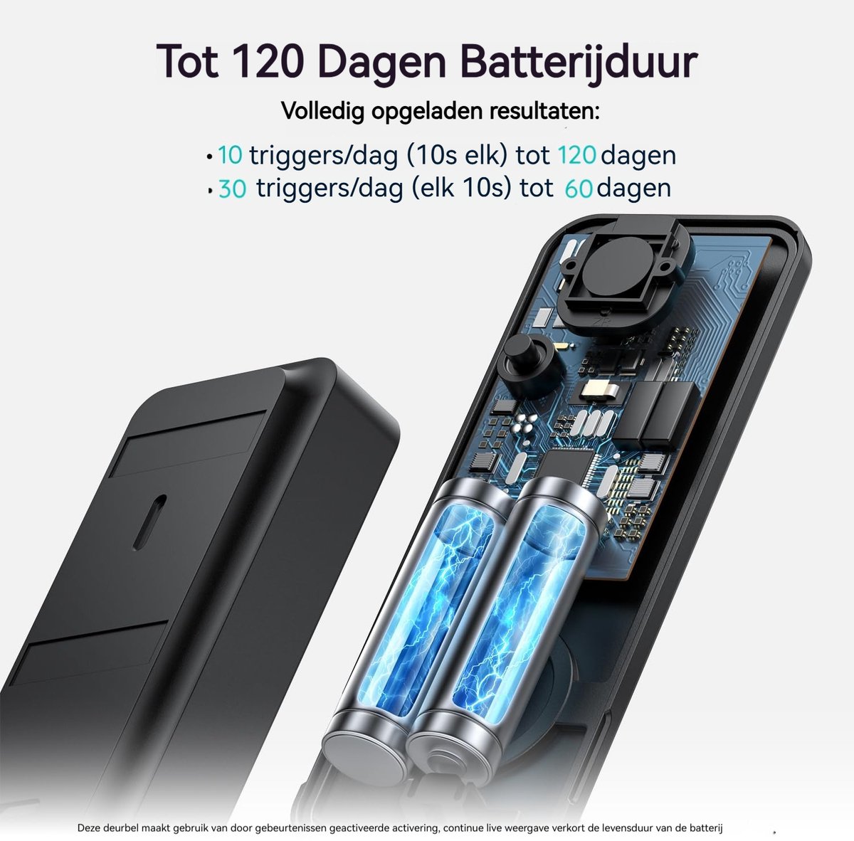 BOIFUN Slimme Draadloze Video Deurbel 2K Ultra HD met Camera - afbeelding 3