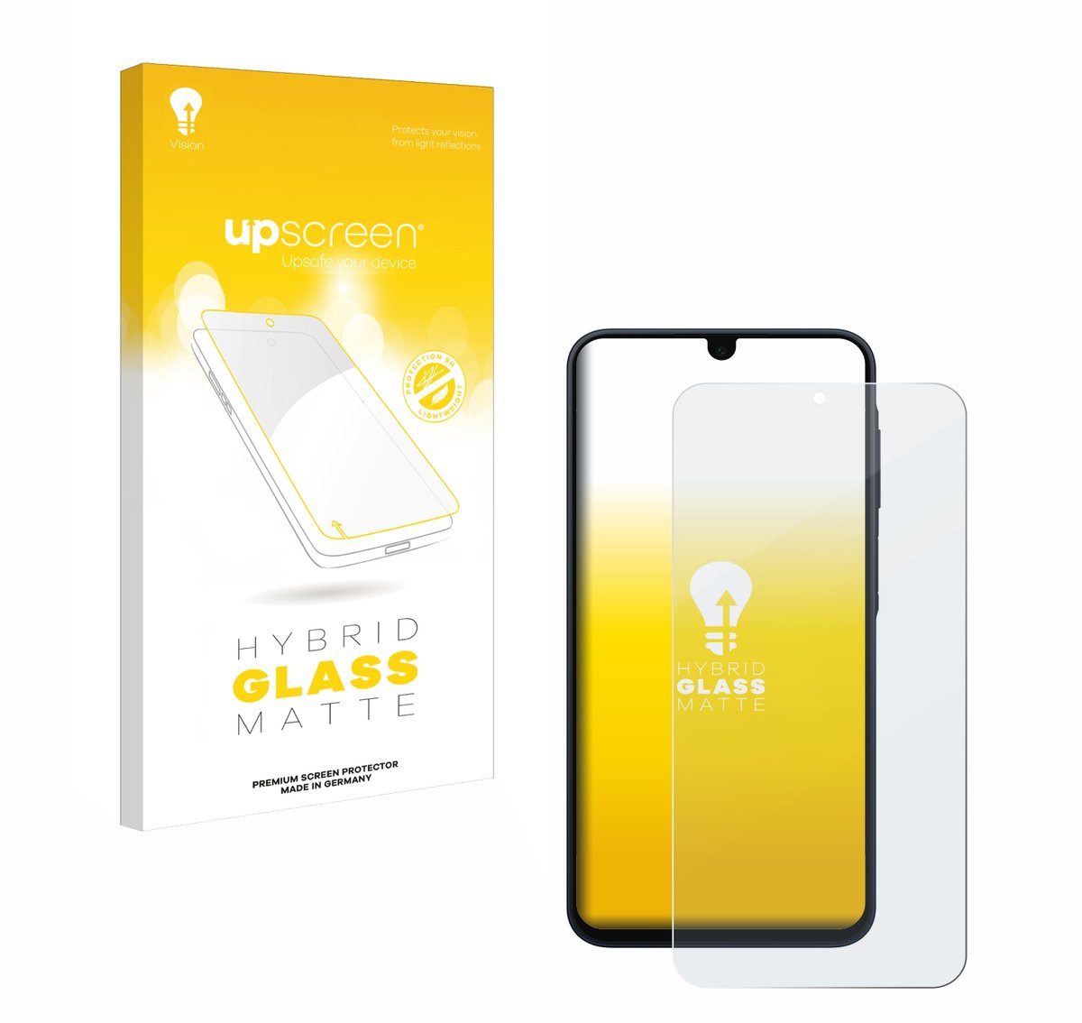 upscreen - Screenprotector voor Samsung Galaxy A17 4G - Folie Beschermfolie Beschermglas matte